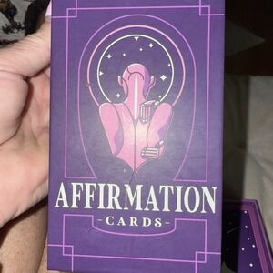 Purple Canyon Daily Affirmation Cards for Stress Relief, Meditation 52 Cards4253